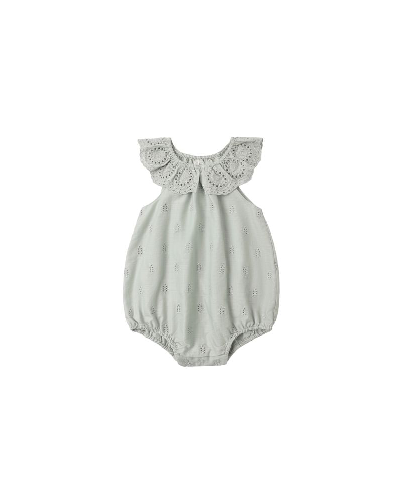 Myla Romper || Seafoam by Rylee + Cru