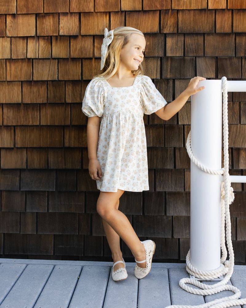 Brea Dress || Yellow Ditsy by Rylee + Cru