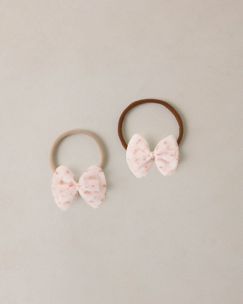 Flutter Tulle Headband | Pink Dots by Noralee