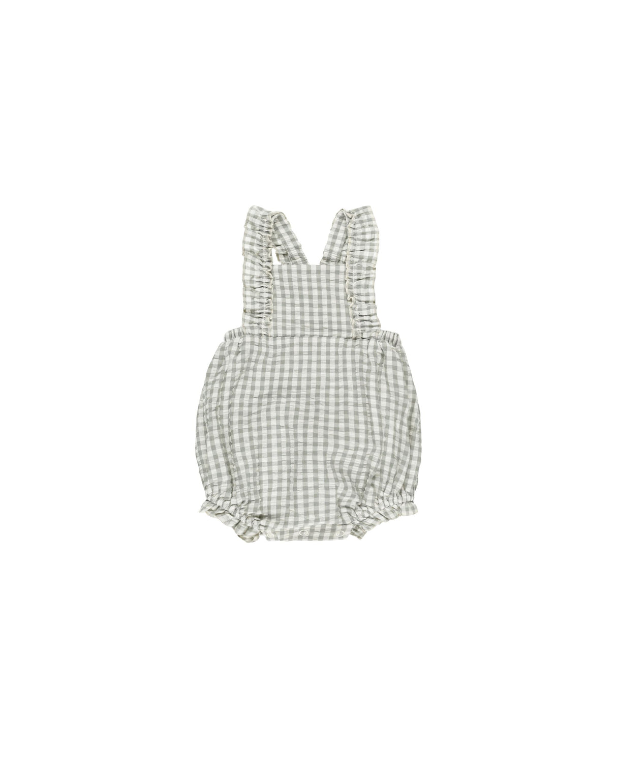 Chiara Romper || Eucalyptus Gingham by Rylee + Cru