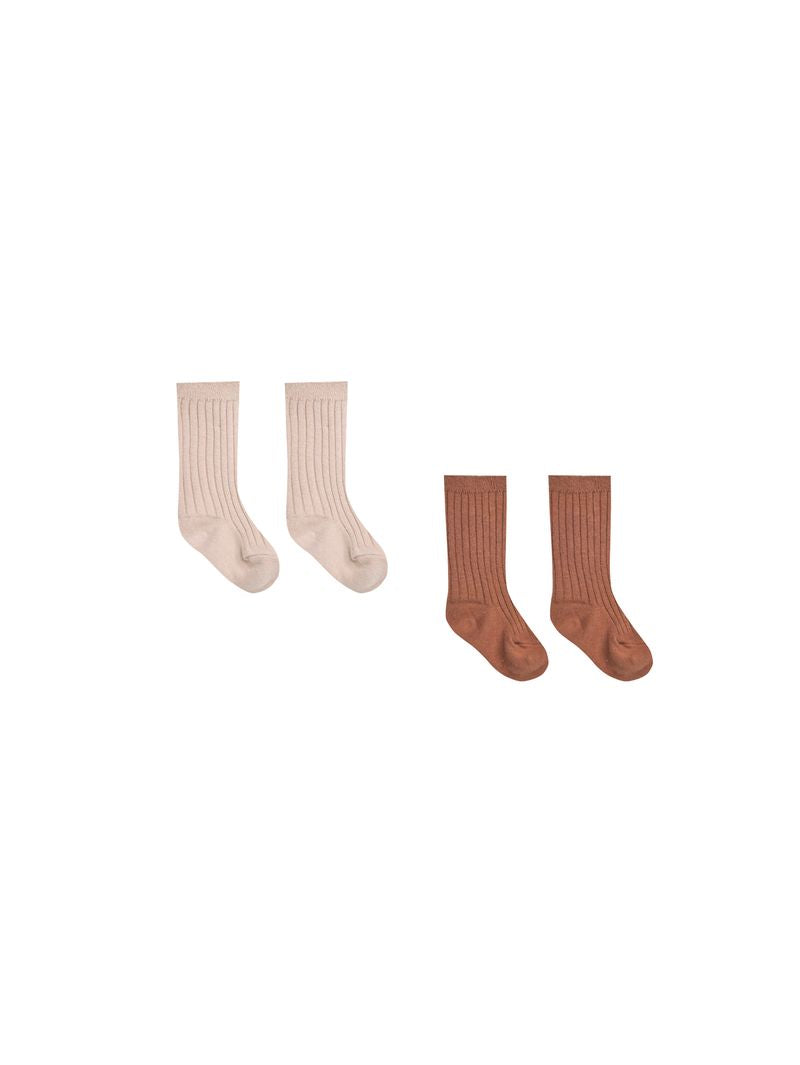 Sock Set || Blush, Poppy by Quincy Mae