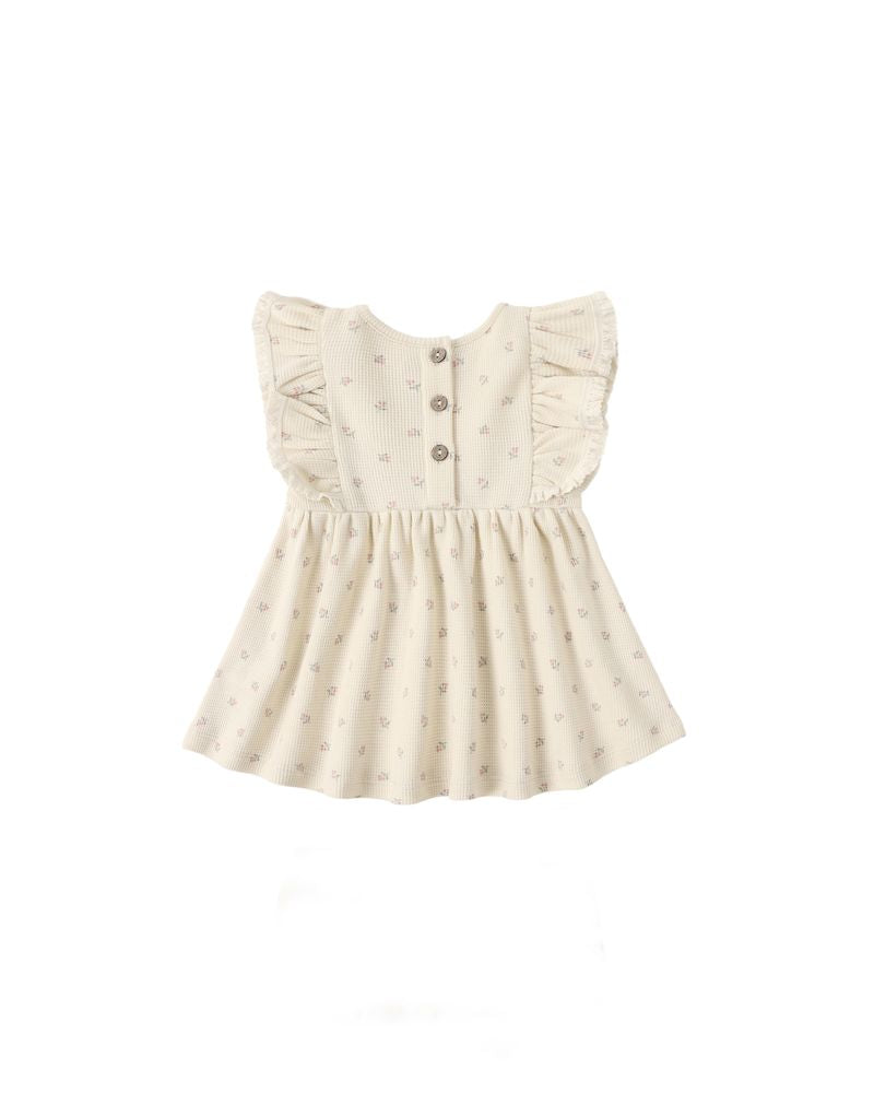 Daisy Dress || Mauve Ditsy by Quincy Mae