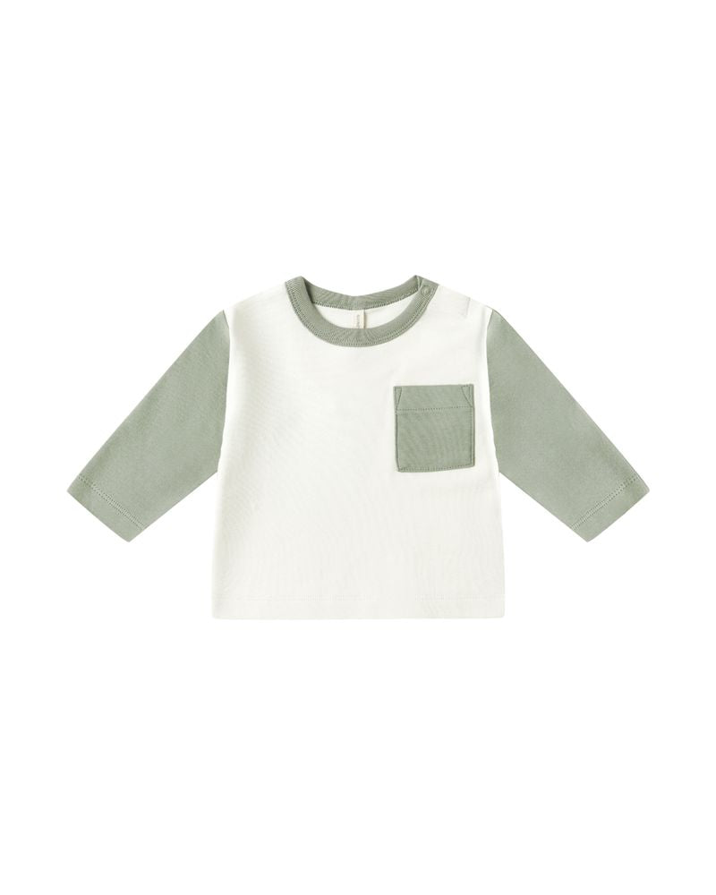 Long Sleeve Raglan Tee || Fern by Quincy Mae