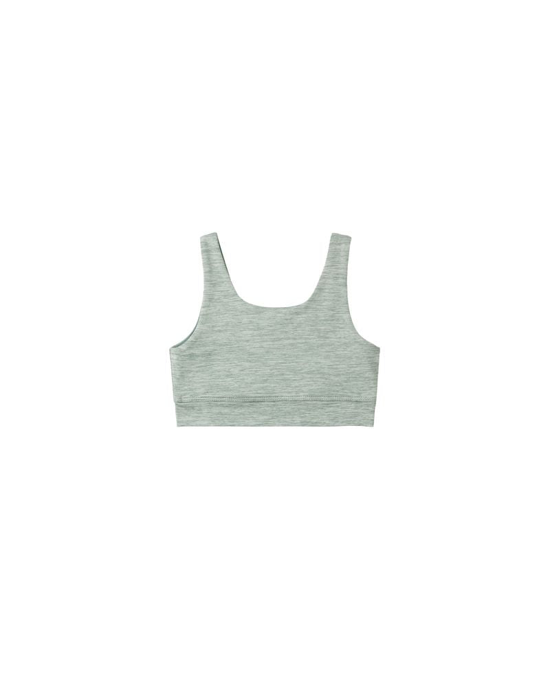 Swift Sports Bra || Heathered Sea Green by Rylee + Cru