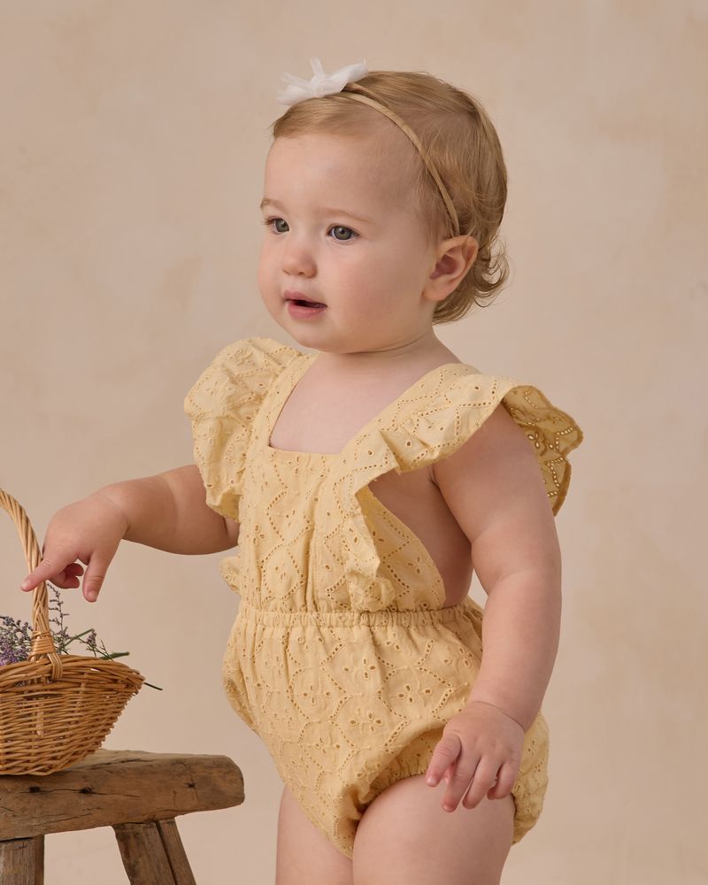 Lucy Romper | Lemon by Noralee