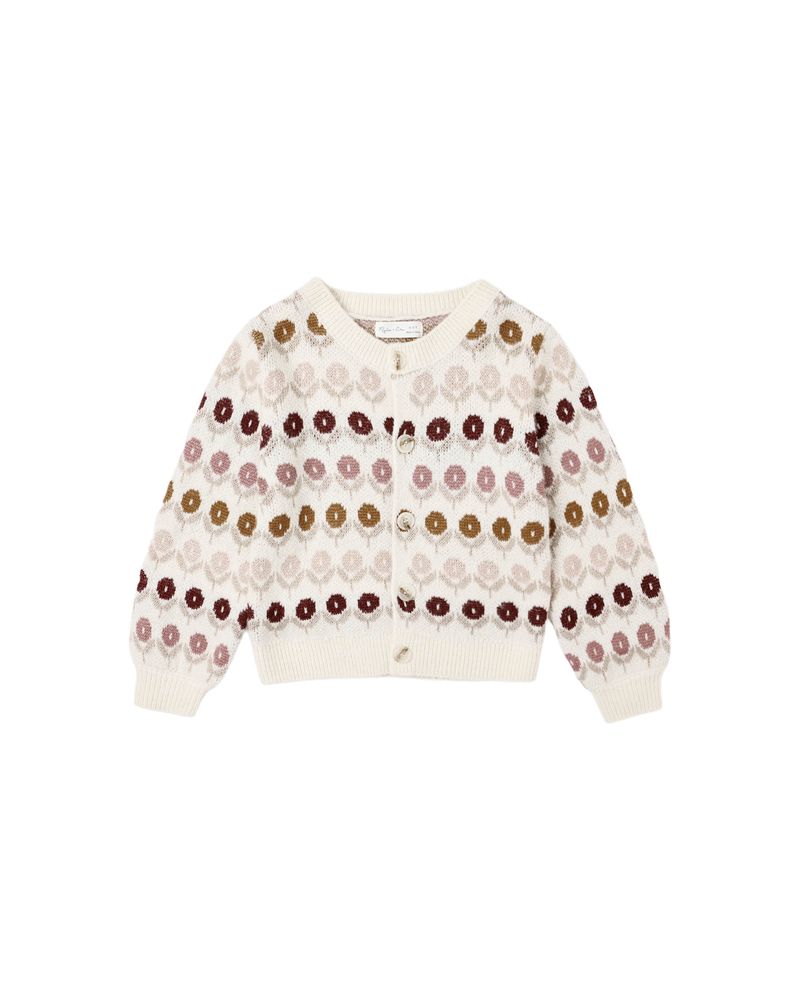 Cheyenne Cardigan || Floral Jacquard by Rylee + Cru