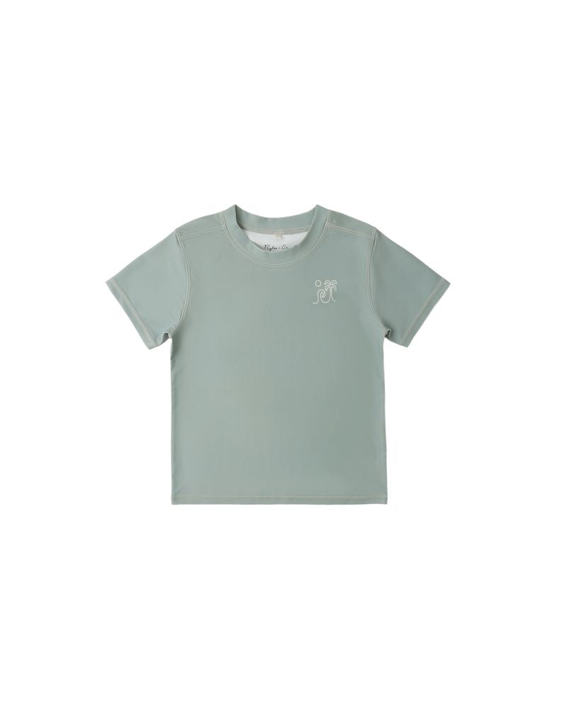 Short Sleeve Rashguard || Sea Green by Rylee + Cru