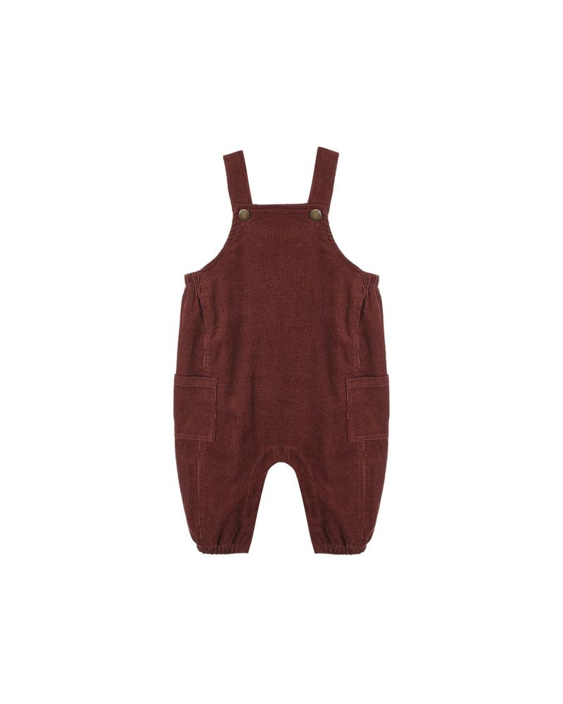 Cargo Baby Overall || Burgundy by Rylee + Cru