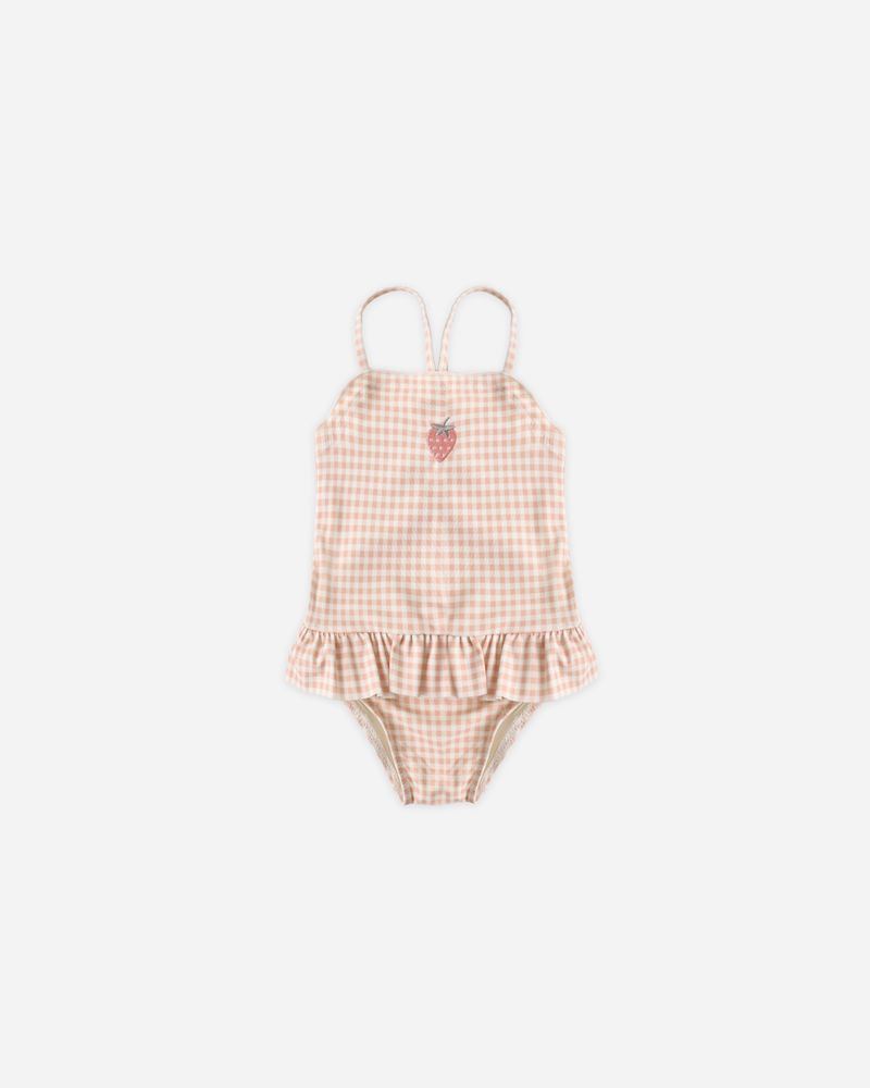 Tori Skirted One-Piece || Petal Gingham by Rylee + Cru