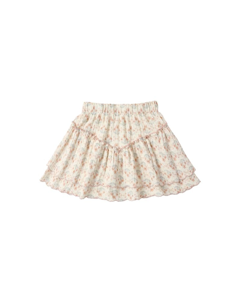 Tiered Mini Skirt || Blossom by Rylee + Cru