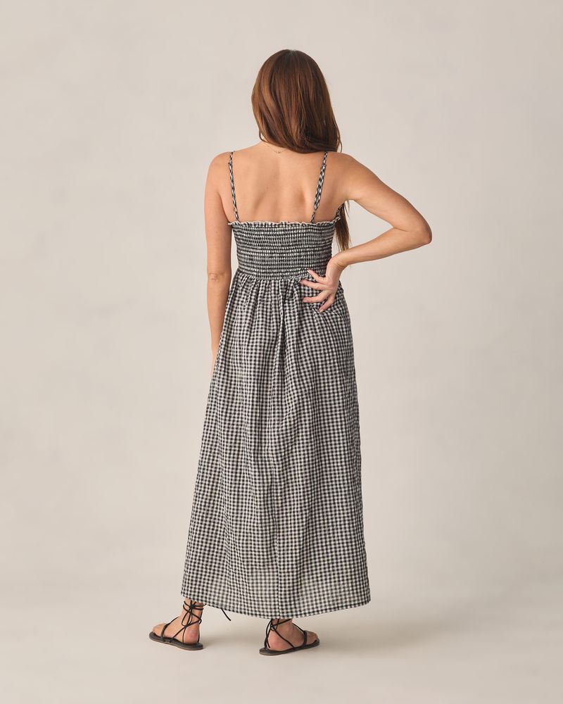 Women's Chrissy Dress | Black Check by Rylee + Cru