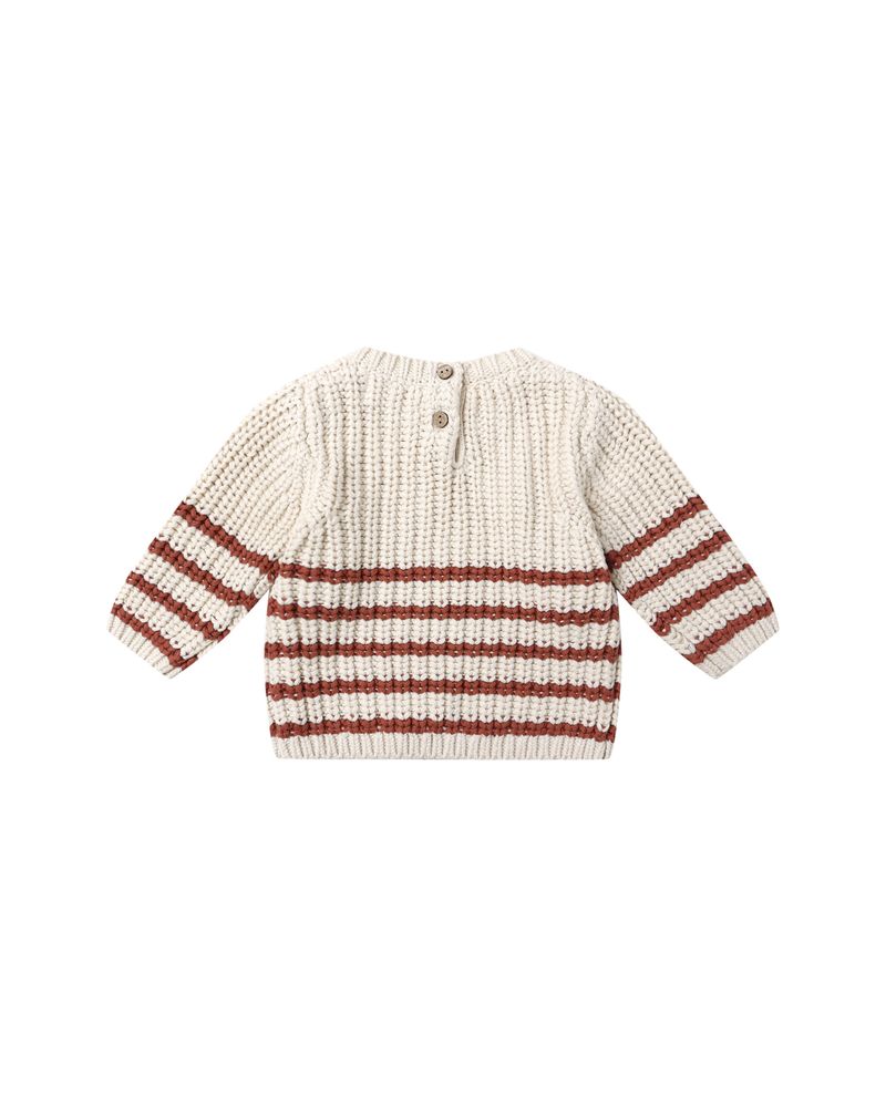 Rex Sweater || Cranberry by Quincy Mae