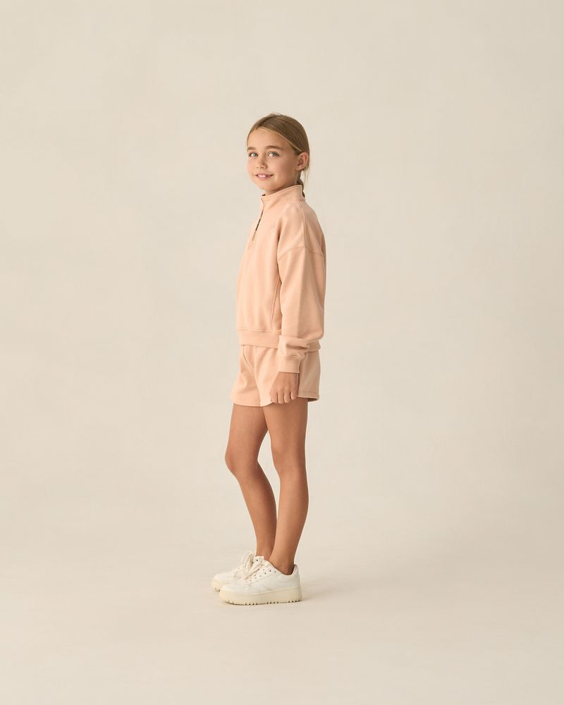 Half Zip Sweatshirt || Melon by Rylee + Cru