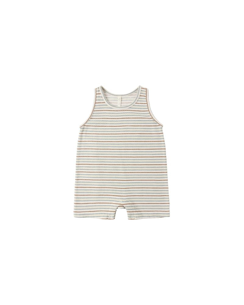 Sleeveless One-Piece || Vintage Stripe by Rylee + Cru