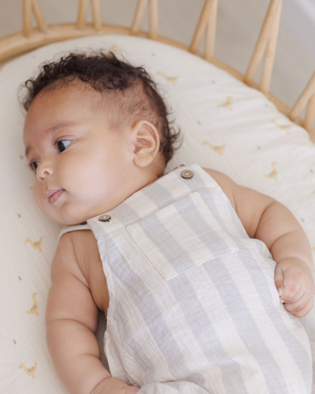 Hayes Romper || Sky Stripe by Quincy Mae