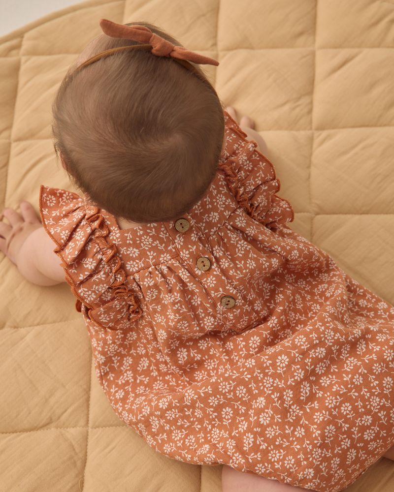Maya Romper || Poppy Floral by Quincy Mae