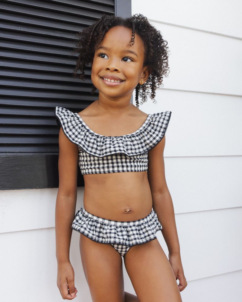 Margot Bikini || Black Gingham by Rylee + Cru
