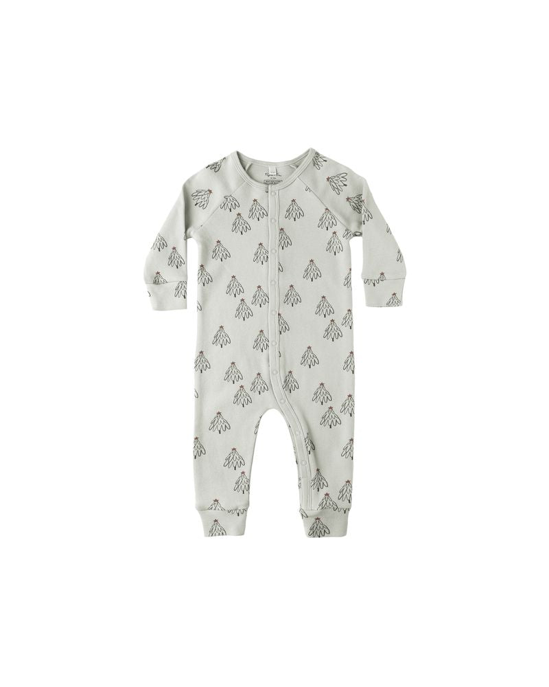 Organic Long John Pajamas || Trees by Rylee + Cru