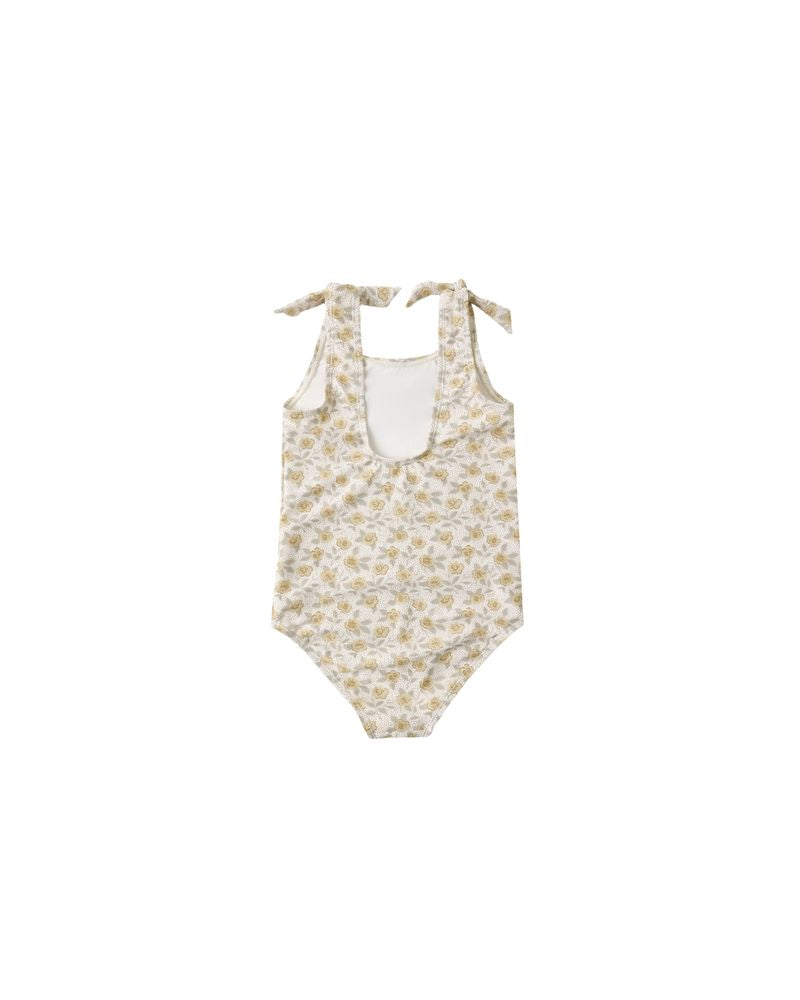 Millie One-Piece || Yellow Floral by Rylee + Cru