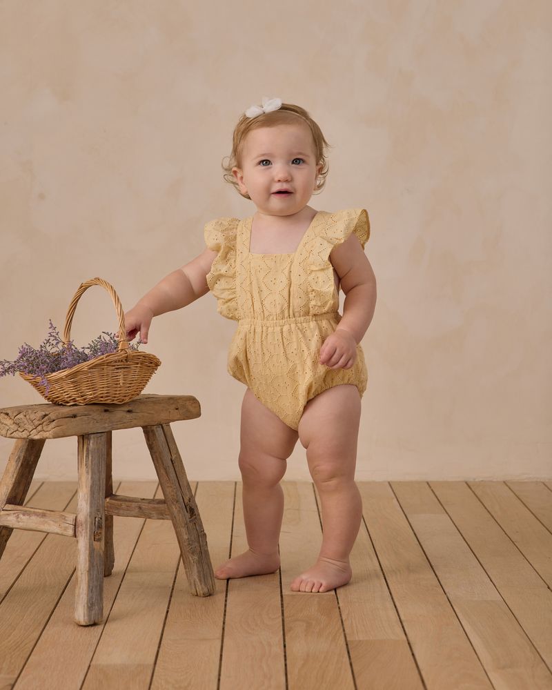 Lucy Romper | Lemon by Noralee