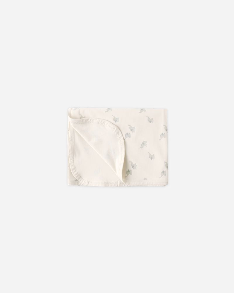 Bamboo Swaddle || Elephants by Quincy Mae