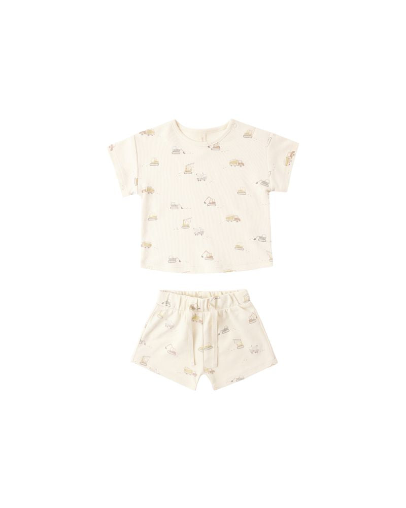 Frankie Set || Construction Trucks by Quincy Mae