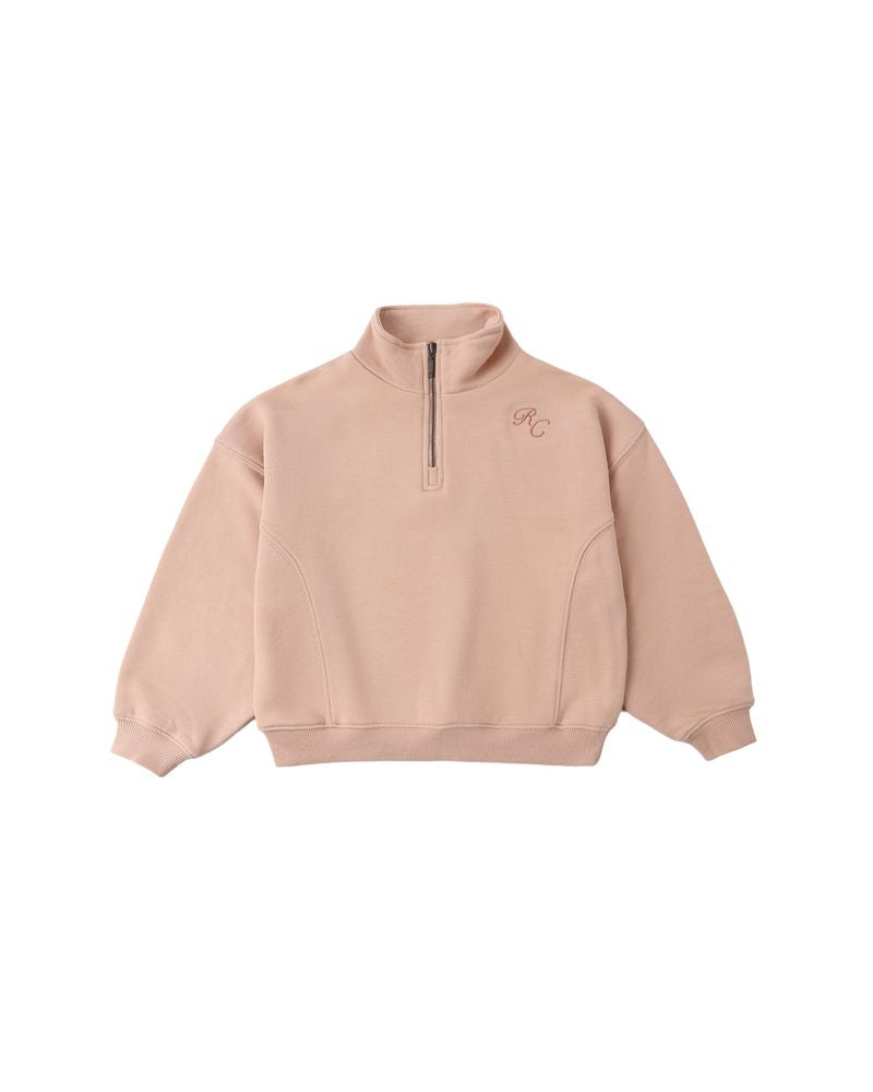 Half Zip Sweatshirt || Melon by Rylee + Cru