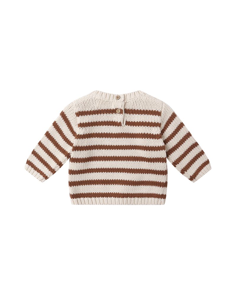 Rex Sweater || Cedar Stripe by Quincy Mae