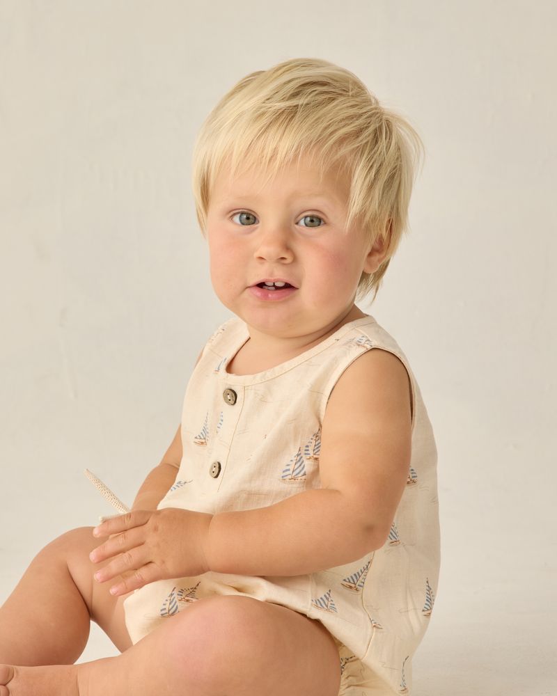 Beau Romper || Sail by Rylee + Cru