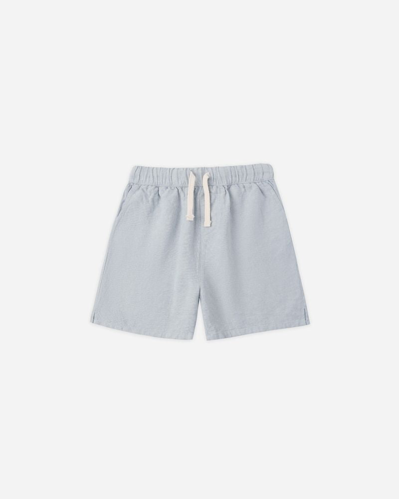 Perry Short || Heathered Light Blue by Rylee + Cru