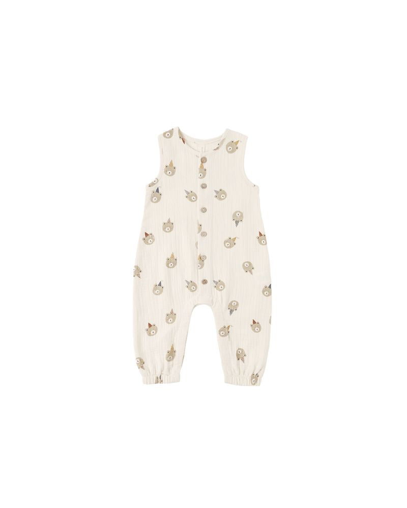 Woven Jumpsuit || Party Bears by Quincy Mae