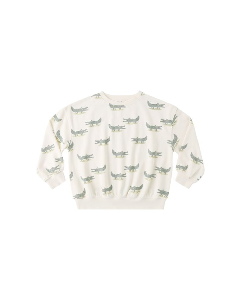 Relaxed Sweatshirt || Alligators by Rylee + Cru