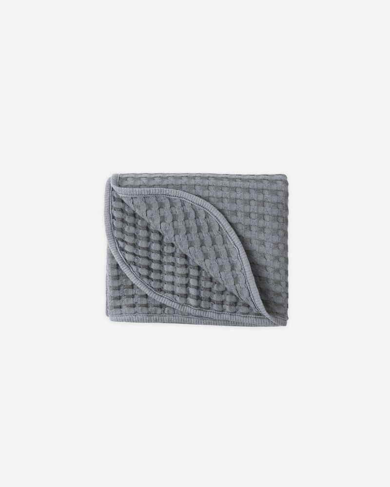 Waffle Baby Blanket || Ocean by Quincy Mae