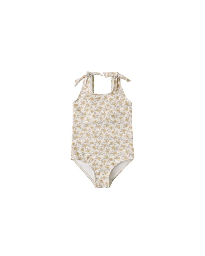 Millie One-Piece || Yellow Floral by Rylee + Cru