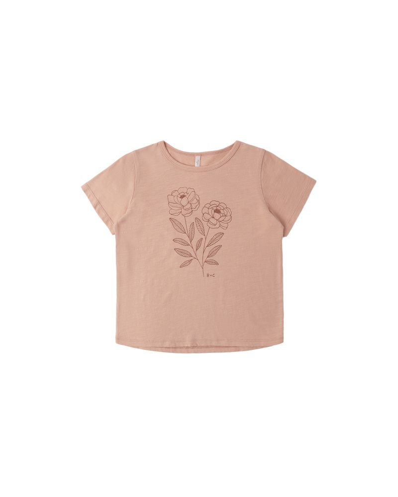 Basic Tee || Peony by Rylee + Cru