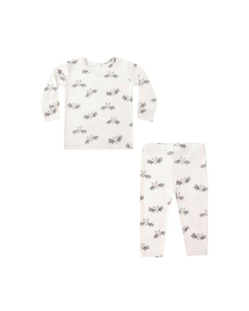 Bamboo Pajama Set || Bats by Quincy Mae