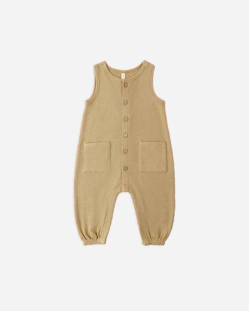 Waffle Jumpsuit || Honey by Quincy Mae