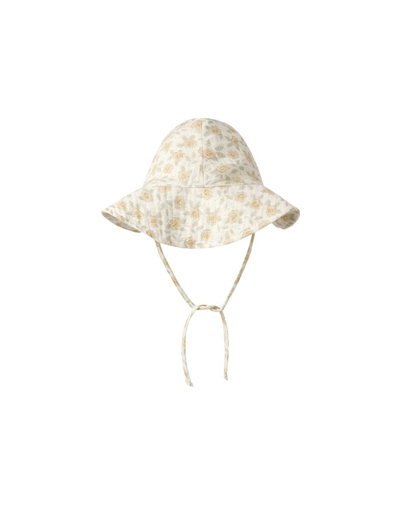 Floppy Sun Hat || Yellow Floral by Rylee + Cru