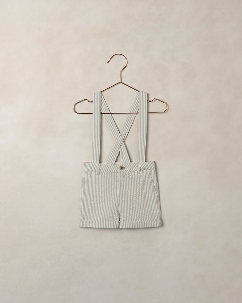 Suspender Short | Sky Stripe by Noralee