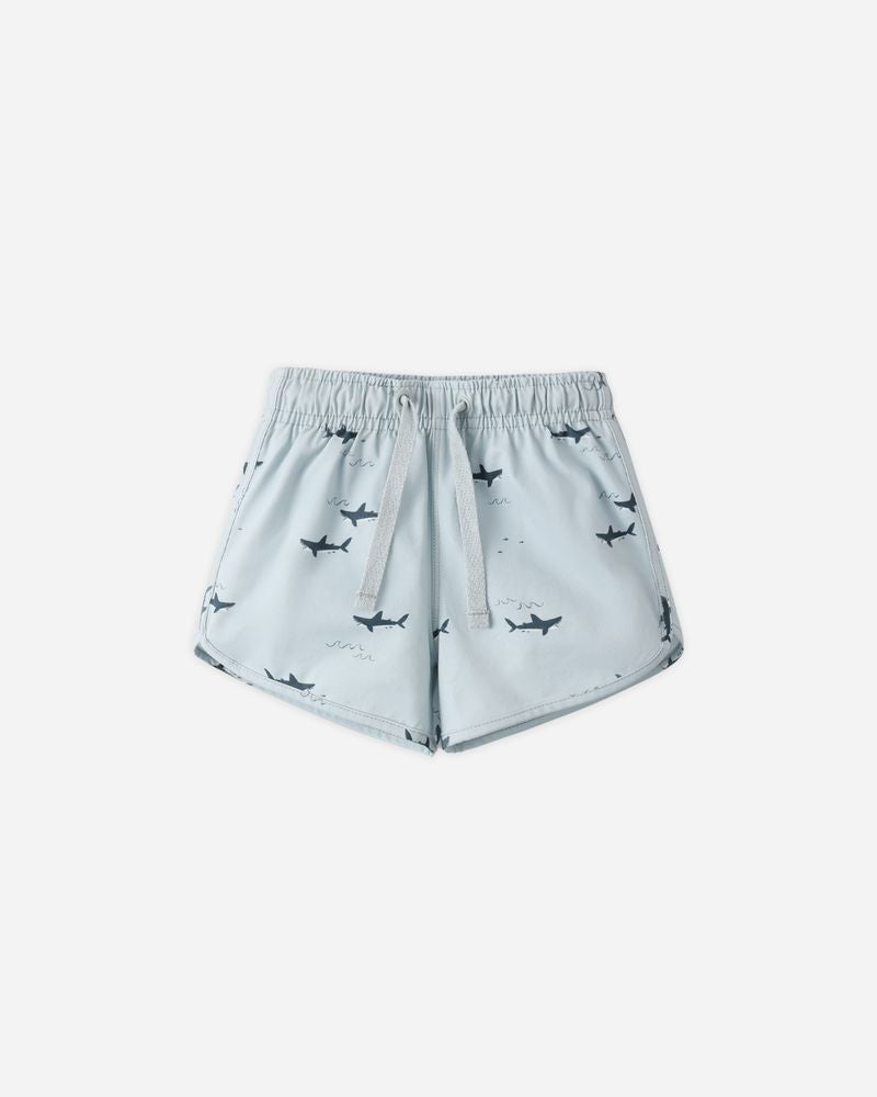 Swim Trunk || Sharks by Rylee + Cru