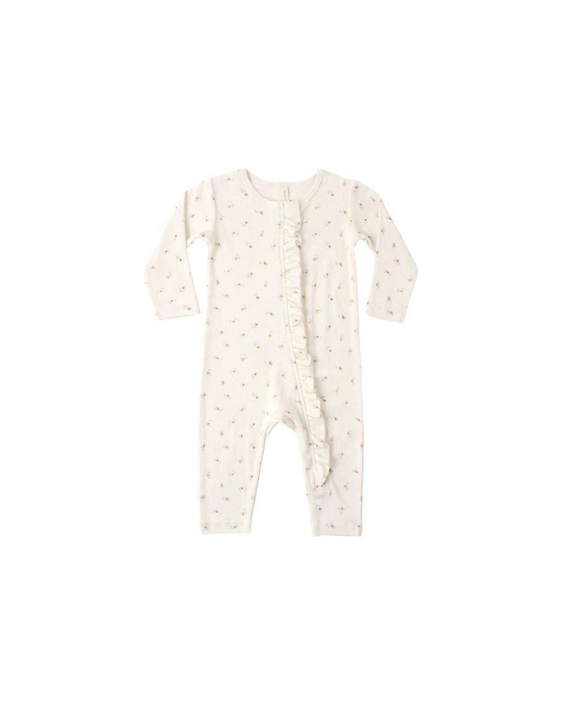 Ruffle Jumpsuit || Petit Fleur by Quincy Mae