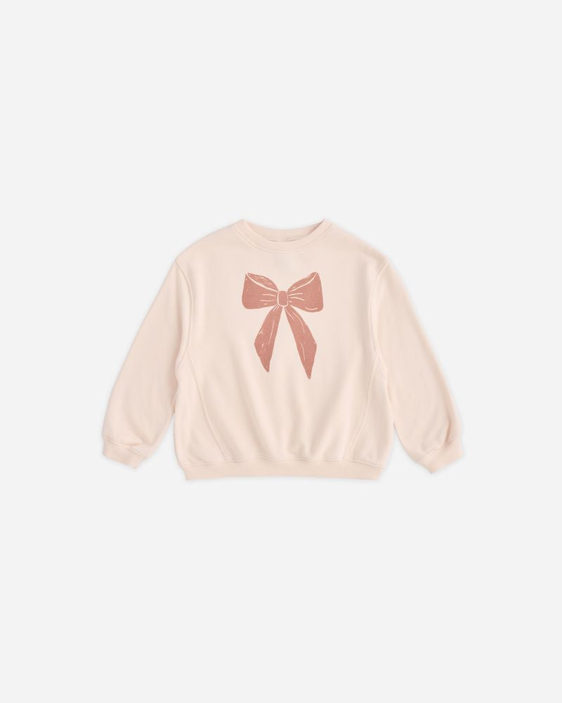Racer Sweatshirt || Bow by Rylee + Cru
