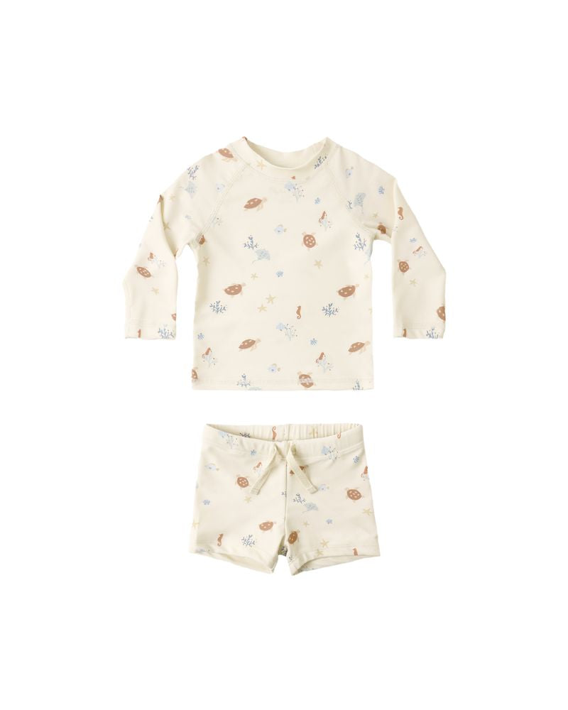 Boys Rashguard Set || Aquatic by Rylee + Cru