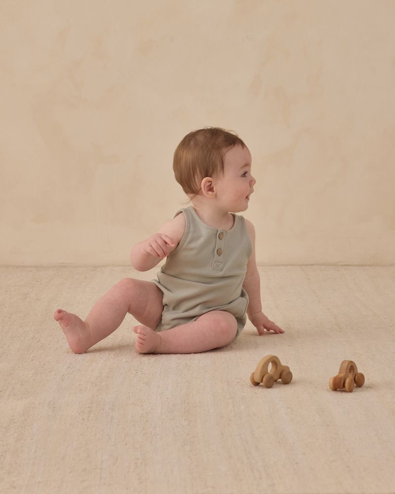 Sleeveless Bubble || Sage by Quincy Mae