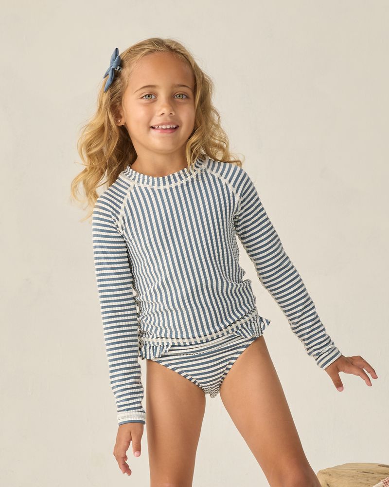 Maryn Rashguard Set || Navy Stripe by Rylee + Cru