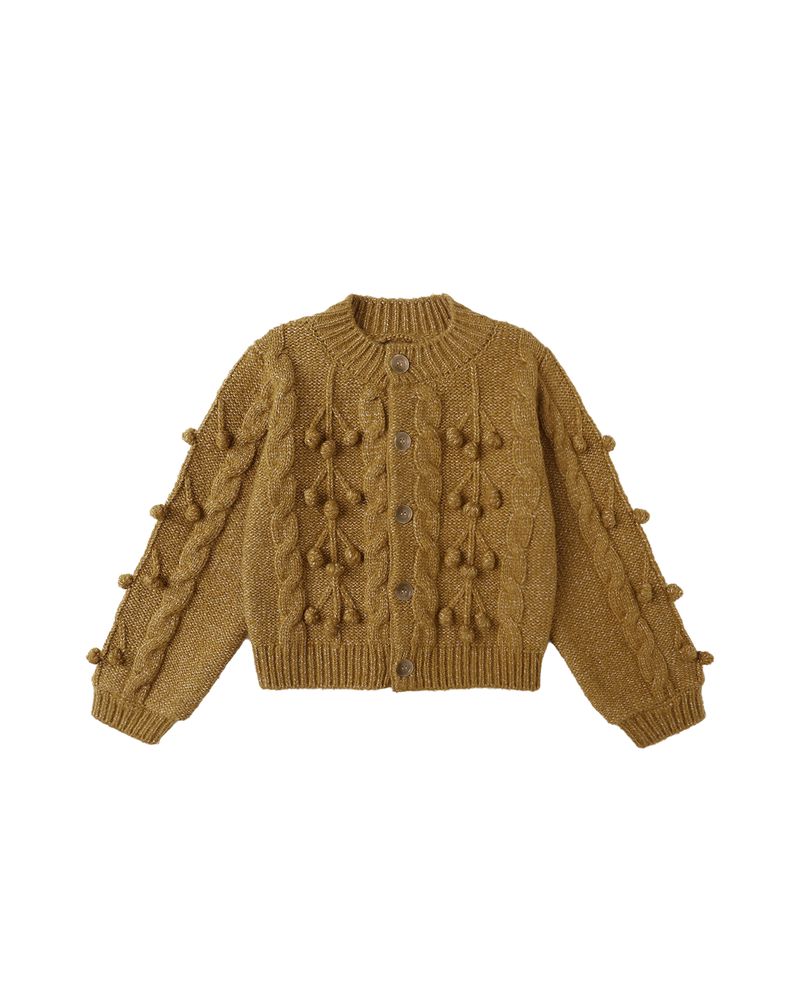 Bobble Cardigan || Golden by Rylee + Cru