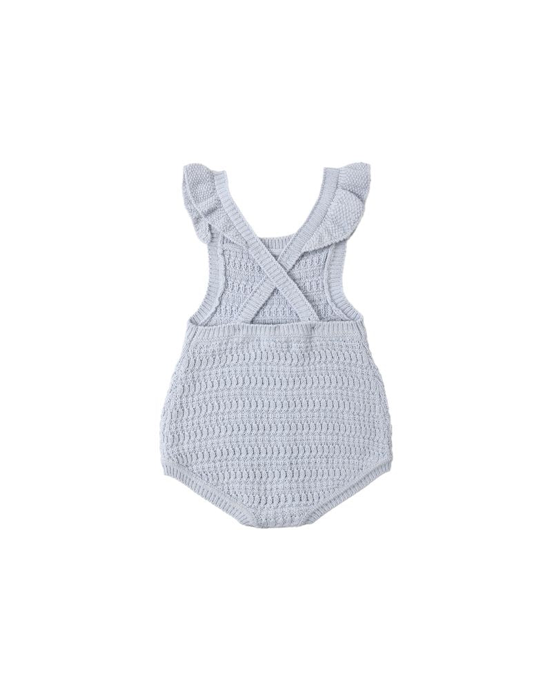 Crochet Romper || Periwinkle by Rylee + Cru