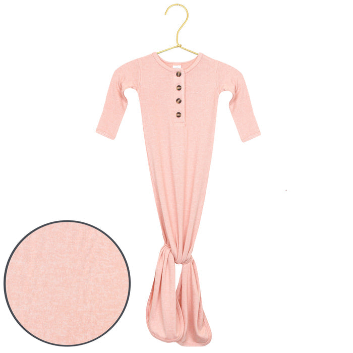 Piper Plush Knit Knotted Gown by Lou Lou & Company