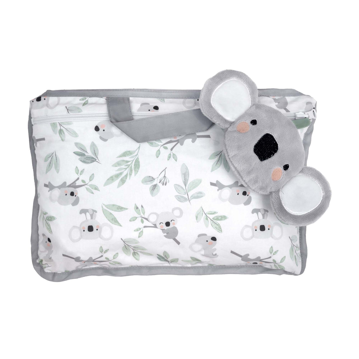 preferred shopping cart and high chair cover in koala by boppy