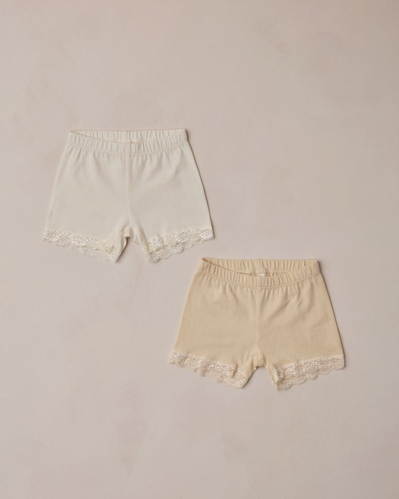 Cartwheel Shorts | Ivory, Ecru by Noralee